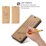 WHATIF Waterproof Kraft Paper Magnetic Detachable Wallet Case For Samsung Galaxy Note 8/S8 Plus/S8/S7 Edge/S7