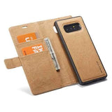 WHATIF Waterproof Kraft Paper Magnetic Detachable Wallet Case For Samsung Galaxy Note 8/S8 Plus/S8/S7 Edge/S7