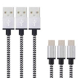 Type-C 2.1A Nylon Braided Fast Charging Data USB3.1 Cable 1m/3.33ft For Samsung S8 Xiaomi mi5 mi6