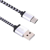 Type-C 2.1A Nylon Braided Fast Charging Data USB3.1 Cable 1m/3.33ft For Samsung S8 Xiaomi mi5 mi6