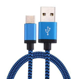 Type-C 2.1A Nylon Braided Fast Charging Data USB3.1 Cable 1m/3.33ft For Samsung S8 Xiaomi mi5 mi6