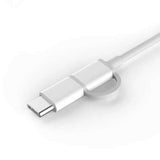 Bakeey 2 in 1 QC 3.0 Type C Micro USB Fast Charging Cable 30cm For Oneplus 5 Xiaomi 6 Redmi Note 4x