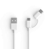 Bakeey 2 in 1 QC 3.0 Type C Micro USB Fast Charging Cable 30cm For Oneplus 5 Xiaomi 6 Redmi Note 4x