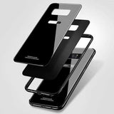 Bakeey Tempered Glass Mirror Back TPU Frame Protective Case for Samsung Galaxy Note 8/S8/S8Plus