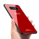 Bakeey Tempered Glass Mirror Back TPU Frame Protective Case for Samsung Galaxy Note 8/S8/S8Plus