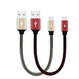 Bakeey 3A Type C Braided Fast Charging Cable 28cm For Oneplus 5t Xiaomi 6 Mi A1 Mix 2 S8 Note 8