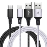 Bakeey 2.4A Type C Braided Fast Charging Data Cable 1m For Oneplus 5t Xiaomi 6 Mi A1 Mix 2