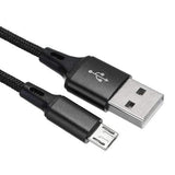 Bakeey 2.4A Micro USB Braided Fast Charging Cable 1m For Redmi Note 4 4X Samsung S7 Edge S6 Tablet