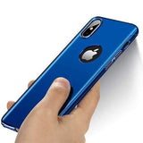 Bakeey Plating 360 Full Body Case+Tempered Glass Film For iPhone XR/XS/XS Max/X/8/8 Plus/7/7 Plus/6s/6s Plus/6/6 Plus