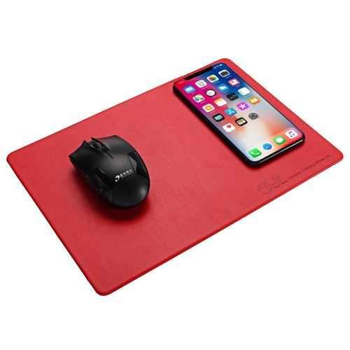 Qi Wirelss Charging Mouse Pad For Samsung Galaxy Note 8/S8/S8 Plus/S7 Edge/iPhone X/iPhone 8 Plus