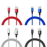 Bakeey 2.4A Nylon Braided Micro USB Fast Charging Sync Data Charger Cable for Samsung Xiaomi HUAWEI