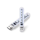 LUSTREON Mini USB 2W SMD5050 RGB 5 LED Camping Night Light for Power Bank Notebook Computer DC5V