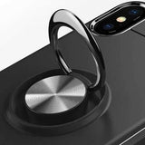 C-KU 360 Rotating Ring Grip Kicktand Case For iPhone X/8/8 Plus/7/7 Plus/6s/6s Plus/6/6 Plus