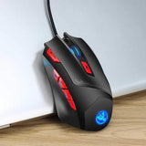 HXSJ S800 9 Buttons 6000DPI Backlit Gaming Mouse USB Wired Optical Programmable Mouse Mice