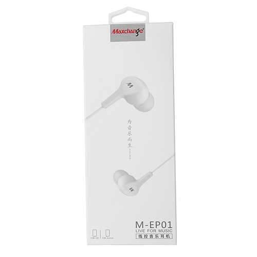 Maxchange EP01 3.5mm Stereo In-Ear Earphone Red White
