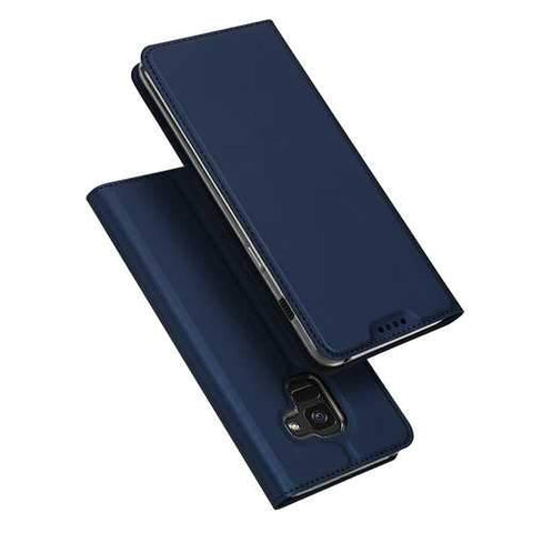 DUX DUCIS Card Slot Flip Bracket Protective Case for Samsung Galaxy A8 Plus (2018)