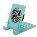 Bakeey Mini Fan Cooling Desktop Phone Holder Foldable Heat Dissipation Lazy Stand for Samsung Xiaomi