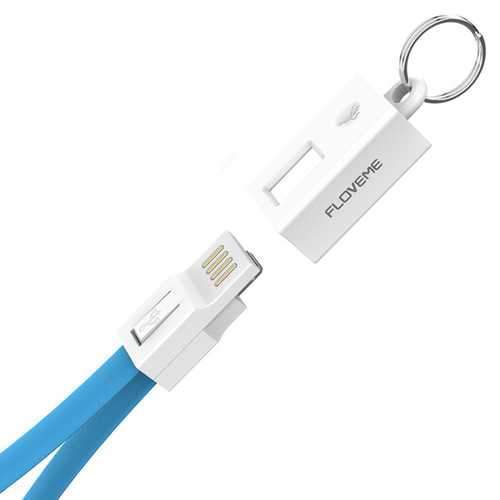 FLOVEME Mini Portable Key Chain Micro USB Reversible Charging Phone Cable For Redmi 5 Plus Note 5 S7