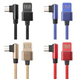 Bakeey 90 Degree Type-C Reversible USB Data Phone Cable for Oneplus 5t Xiaomi 6 Mi A1 Note 3 S8