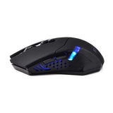 2.4G 2400DPI Adjustable Wireless Gaming Mouse 7 Buttons Backlight Quiet Mouse