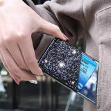 FLOVEME Credit Card Holder Purse Pocket Bag Leather Pouch for iPhone Xiaomi Phone