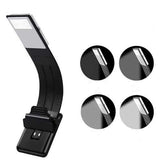 USB Rechargeable LED Reading Book Light Multifunctional Flexible Clip-on Night Lamp for Kindle IPad