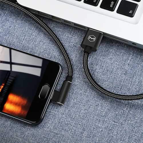 Mcdodo 5A 90 Degree Angle Type C Fast Charging Data Cable 1M For Oneplus 6 Xiaomi Mi8 Mix 2S S9