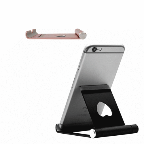Bakeey Aluminum Alloy Anti-slip Multi-angle Adjustable Desktop Phone Holder Stand for Mobile Phone