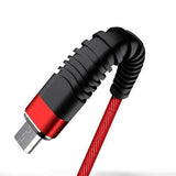 FLOVEME Hi-Tensile Micro USB Cable Braided Charging Data Cable 1M For S7 S6 Xiaomi Redmi Note 5