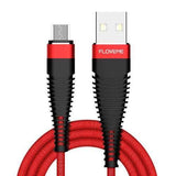 FLOVEME Hi-Tensile Micro USB Cable Braided Charging Data Cable 1M For S7 S6 Xiaomi Redmi Note 5