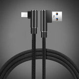 Bakeey Dual 90 Degree Angle Type C Fast Charging Data Cable 1M For Oneplus 5t Xiaomi 6 Mi A1 S9