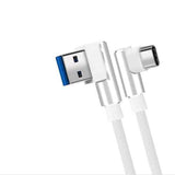 Bakeey Dual 90 Degree Angle Type C Fast Charging Data Cable 1M For Oneplus 5t Xiaomi 6 Mi A1 S9