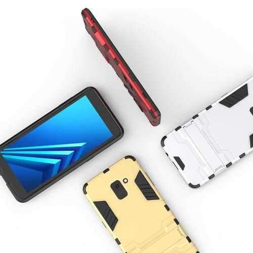 Bakeey 2 in 1 Armor Kickstand Hard PC Protective Case for Samsung Galaxy A8 Plus 2018