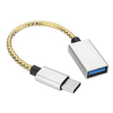 Bakeey Type C To USB3.0 OTG Adapter Data Cable 16cm For Mobile Phone Tablet Camera