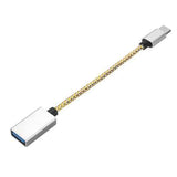 Bakeey Type C To USB3.0 OTG Adapter Data Cable 16cm For Mobile Phone Tablet Camera