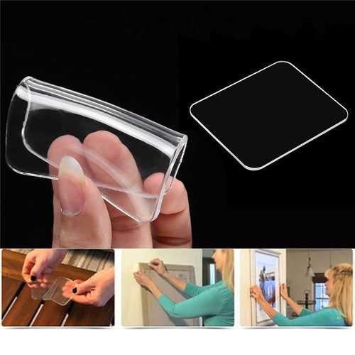 Universal Transparent Strong Sticky Gel Pad Anti-slip Wall Holder Car Mount for iPhone Mobile Phone