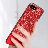 DZGOGO Diamond Bling PU Leather Protective Case for iPhone 7/8