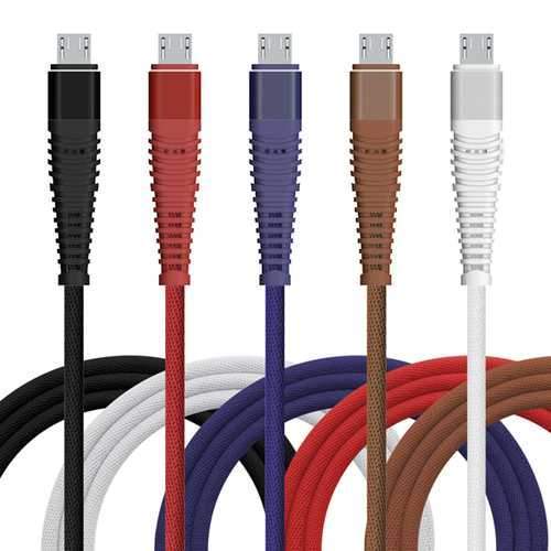 Bakeey Hi-Tensile Micro USB Cable Braided Charging Data Cable 1M For Xiaomi Redmi 5 Plus Note 4X 5