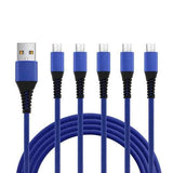 Bakeey Hi-Tensile Micro USB Cable Braided Charging Data Cable 1M For Xiaomi Redmi 5 Plus Note 5 4X