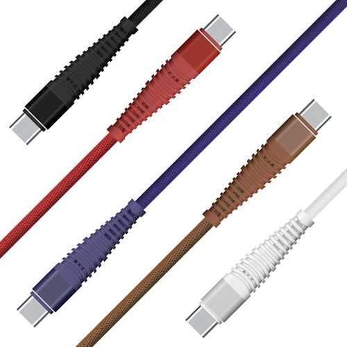 Bakeey Hi-Tensile Type C Cable Braided Charging Data Cable 1M For Oneplus 6 5T Xiaomi Mi8 Mi A1 S9+