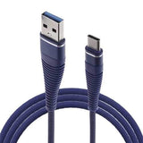 Bakeey Hi-Tensile Type C Cable Braided Charging Data Cable 1M For Oneplus 6 5T Xiaomi Mi8 Mi A1 S9+