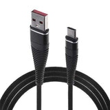 Bakeey Hi-Tensile Type C Cable Braided Charging Data Cable 1M For Oneplus 6 5T Xiaomi Mi8 Mi A1 S9+