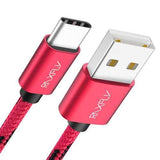 RAXFLY Nylon Braided Type C Fast Charging Data Cable 1.2M For Onplus 6 5T Xiaomi Mi8 Mi6 Mix 2s S9+