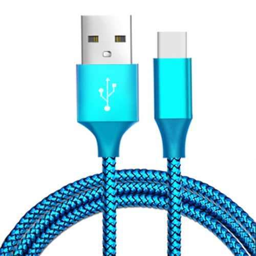 Bakeey 2.1A Nylon Braided Type-C Fast Charging Data Cable 1m/3.33ft for Xiaomi 8  Oneplus 6 Honor 10