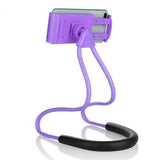 Universal Hanging Neck Long Arm 360 Degree Rotation Lazy Phone Holder for iPhone Xiaomi