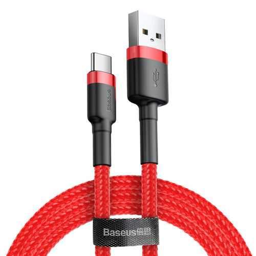 Baseus 3A QC3.0 High-density Braided Type C Fast Charging Data Cable 1M For Oneplus 6 5t Xiaomi Mi8