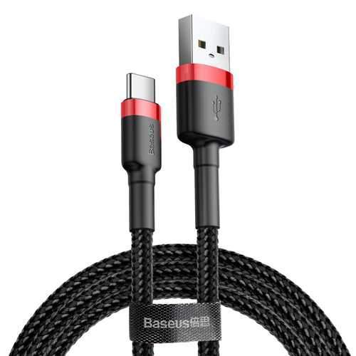 Baseus 3A QC3.0 High-density Braided Type C Fast Charging Data Cable 1M For Oneplus 6 5t Xiaomi Mi8