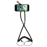 Bakeey Earphone + Microphone Neck Hanging Phone Stand Lazy Holder for iPhone Xiaomi Mobile Phone