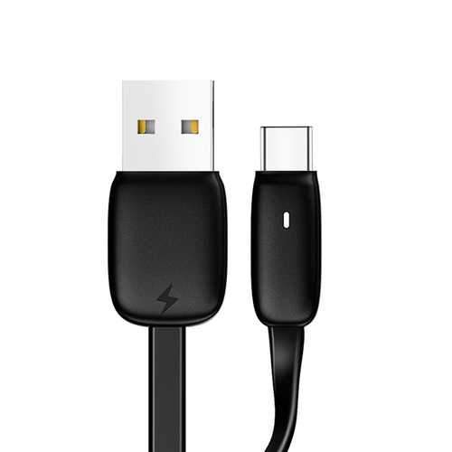 USAMS U6 Anti-winding Type C Flat Fast Charging Data Cable 1.2M For Oneplus 6 5t Xiaomi Mix 2s S9+