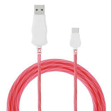 Bakeey 2.4A Flowing Light Type C Fast Charging Data Cable 1M For Smart Phone Tablet